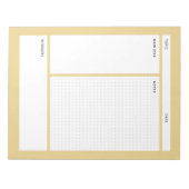 コーネル注記（ドット） ノートパッド (正面)