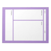 コーネル注記（プレーン） ノートパッド (正面)