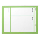 コーネル注記（プレーン） ノートパッド (正面)