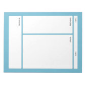 コーネル注記（プレーン） ノートパッド (正面)