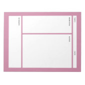 コーネル注記（プレーン） ノートパッド (正面)