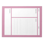 コーネル注記（線） ノートパッド (正面)