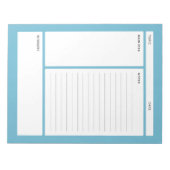 コーネル注記（線） ノートパッド (正面)