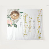 コーハートが醸造中 ブライダルシャワーサイン タペストリー (正面(横))