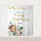 コーハートが醸造中 ブライダルシャワーサイン タペストリー (正面)