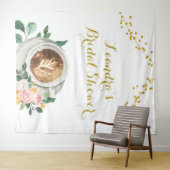 コーハートが醸造中 ブライダルシャワーサイン タペストリー (インサイチュ(横))