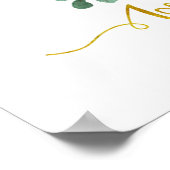 コーバラブがにギやかにブライダルシャワーポスター ポスター (角)