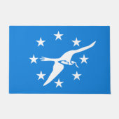 コーパスクリスティシティの旗とドアマット ドアマット (正面)