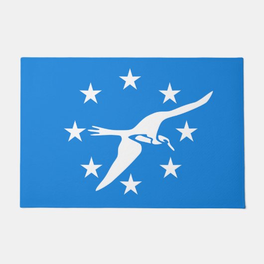 コーパスクリスティシティの旗とドアマット ドアマット (正面)