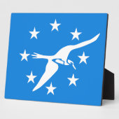 コーパスクリスティシティ国旗のプラーク フォトプラーク (側面)