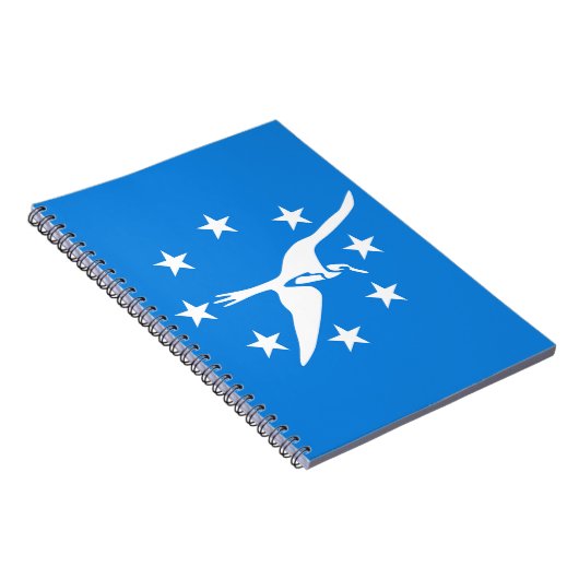 コーパスクリスティシティ国旗を掲げたノートブック ノートブック (右側)