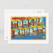 コーパスクリスティテキサス州ヴィンテージ大文字葉書 ポストカード (正面/裏面)