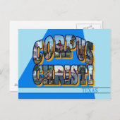 コーパスクリスティテキサス州大文字葉書 ポストカード (正面/裏面)