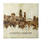 コーパスクリスティテキサス州街並み タイル (正面)