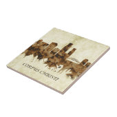 コーパスクリスティテキサス州街並み タイル (側面)