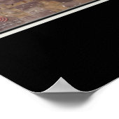 コーパスクリスティベイテキサス州宇宙衛星地図 ポスター (角)