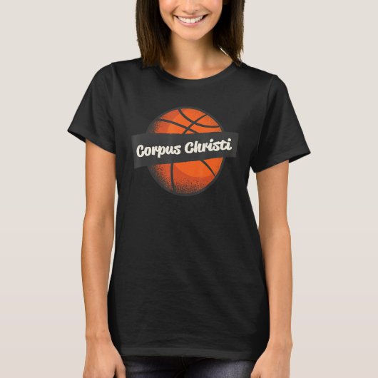 コーパスクリスティホームバスケ選手スポーツ Tシャツ (正面)