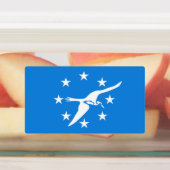 コーパスクリスティ国旗を持つ愛国的なラベル ラベル (貼付)