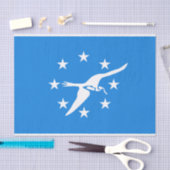 コーパスクリスティ国旗を持つ愛国的ティッシュペーパー 薄葉紙 (クラフト)