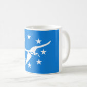 コーパスクリスティ国旗 コーヒーマグカップ (正面右)