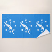 コーパスクリスティ国旗、テキサス州 バスタオル (バスタオル)