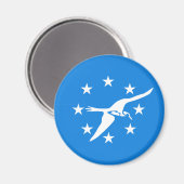 コーパスクリスティ国旗、テキサス州 マグネット (正面/裏面)