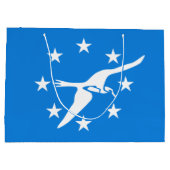 コーパスクリスティ国旗、テキサス州 ラージペーパーバッグ (裏面)