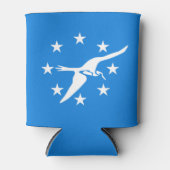 コーパスクリスティ国旗、テキサス州 缶クーラー (正面)