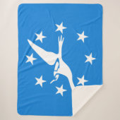 コーパスクリスティ市国旗(テキサス州) シェルパブランケット (正面)