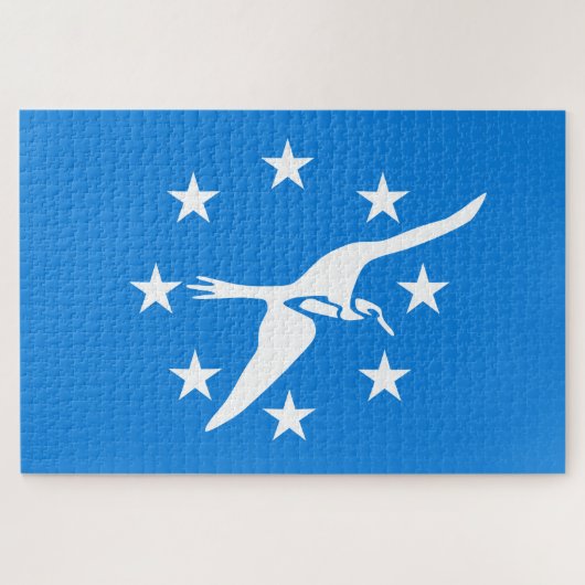 コーパスクリスティ市国旗(テキサス州) ジグソーパズル (横)