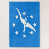 コーパスクリスティ市国旗(テキサス州) ジグソーパズル (縦)