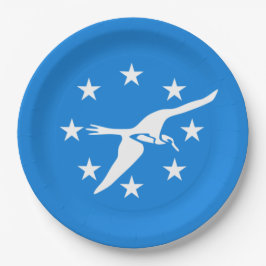 コーパスクリスティ市国旗(テキサス州) ペーパープレート