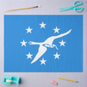 コーパスクリスティ市国旗(テキサス州) 薄葉紙 (クラフト)