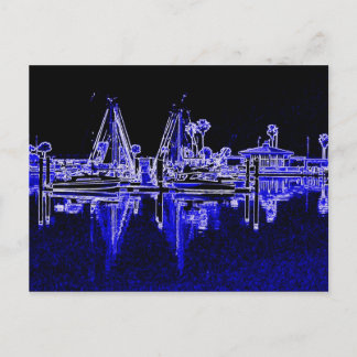 コーパスクリスティ湾で ポストカード