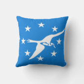 コーパスクリスティ、テキサス州、旗用アメリカのMoJo枕 クッション (裏面)