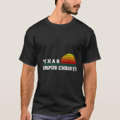 コーパスクリスティ テキサス ディストressed カリフォルニア tシャツ (正面)
