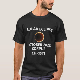 コーパスクリスティ 2023年 日食 テキサス Tx シティ アン Tシャツ