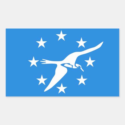 コーパスクリステッカー付き長方形 長方形シール (正面)