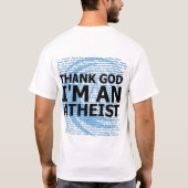 コーパス・クリスティの無神論者 Tシャツ (裏面)