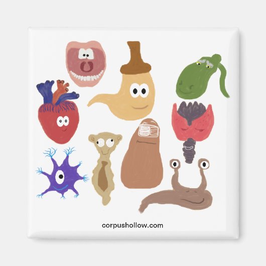 コーパス・ホロー忙しル乗組員 マグネット (正面)