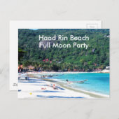 コーパンガンアイランドタイ ポストカード (正面/裏面)