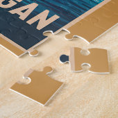 コーパンガンタイランドラベルアートヴィンテージ ジグソーパズル (側面)