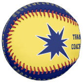 コーパーソナライズされたチや選手にソフトボールの贈り物 ソフトボール (正面左)