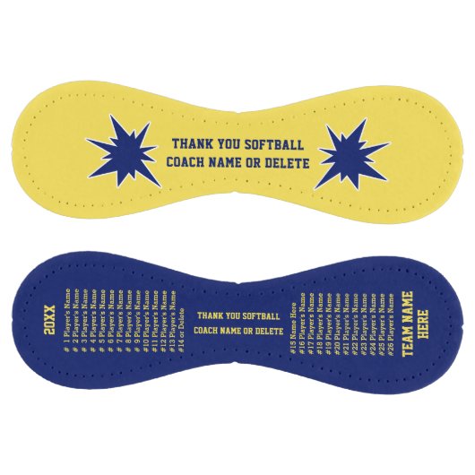 コーパーソナライズされたチや選手にソフトボールの贈り物 ソフトボール (パネル)