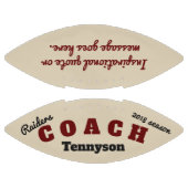 コーパーソナライズされたチ用フットボール – 感謝していお贈り物 アメリカンフットボール (パネル)