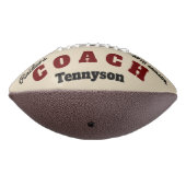 コーパーソナライズされたチ用フットボール – 感謝していお贈り物 アメリカンフットボール (回転270)