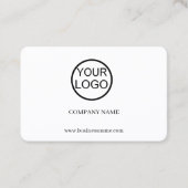 コーパーソナライズされたド付き注文サンキューカード 名刺 (正面)