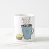 コーヒおもしろいーことわざサイズが重要 コーヒーマグカップ (中央)