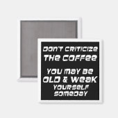 コーヒおもしろいーことわざユーモアノベルティ磁石 マグネット (正面/裏面)