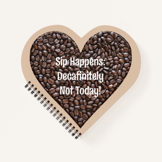 コーヒおもしろいーことわざ ノートブック (正面)